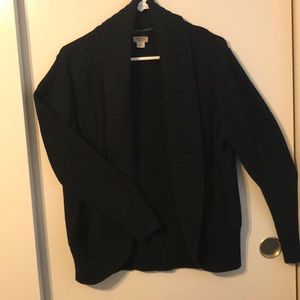 Black Knitted Cardigan